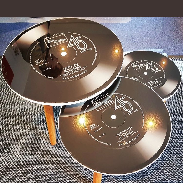 TurnTable_45's profile picture. Stunning bespoke tables with the image of your favourite 45 record. Based in England but delivery available worldwide. For enquiries email info@turntable45.uk