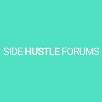 SideHustleForum's profile picture. We do side hustles. In fact, we are the only dedicated side hustle forums. We live, breath, and talk endlessly about #sidehustle topics. Connect with us!
