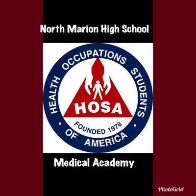 Welcome to the Twitter page for the North Marion High School HOSA Chapter - (Health Occupation Students of America)!