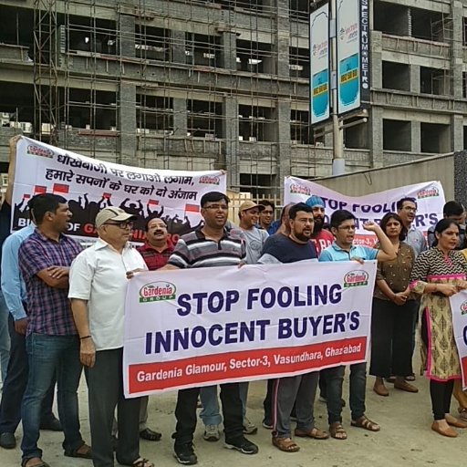 Residents of Gardenia Glamour Phase 2. Vasundhara Sec.3, Ghaziabad. We are fighting for the