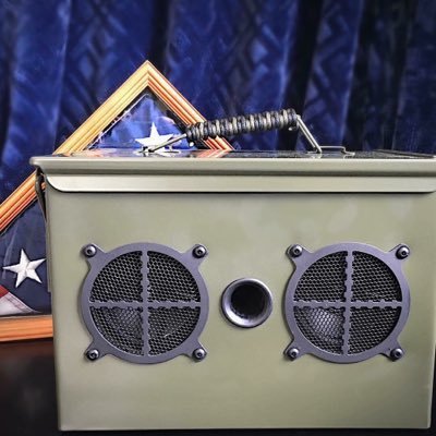 Military inspired #Bluetooth speakers made in the USA 🇺🇸 - #Fosgates - 2 USB ports for charging - 20+ hour battery life!! #VeteranOwned