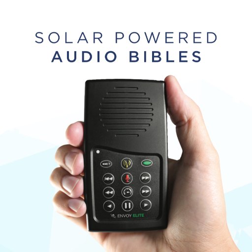 Our solar powered audio devices help you take humanitarian information to illiterate/oral learners in thousands of different languages.