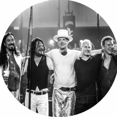 Fans of the the BEST Frontman & Canadian Band EVER! The Tragically Hip Gord Downie, Paul Langlois, Rob Baker, Gord Sinclair & Johnny Fay by @sandyromano 🎤🎩🤘