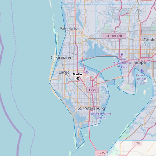 Pinellas County, Florida Voter Turnout Tracker (unofficial) - near realtime tracking Democrat vs Republican turnout