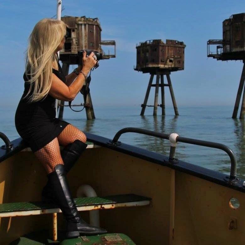 The Duchess of Sealand. WW2 Seafort historian, photographer and Warbird. Appearances on BBC, ITV and radio.