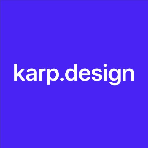 karpdesign's profile picture. We are russian design company, focused in typography, book design & paper engineering