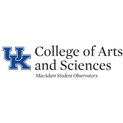 UKY_Observatory's profile picture. The University of Kentucky's MacAdam Student Observatory is an optical observatory that is operated by the Department of Physics and Astronomy.
