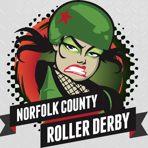 Norfolk County's roller derby team!