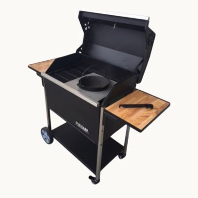 The Cue-Cart grill is ideal tool to sear, roast, smoke, grill or stew all your foods to bring out the richest flavors possible!