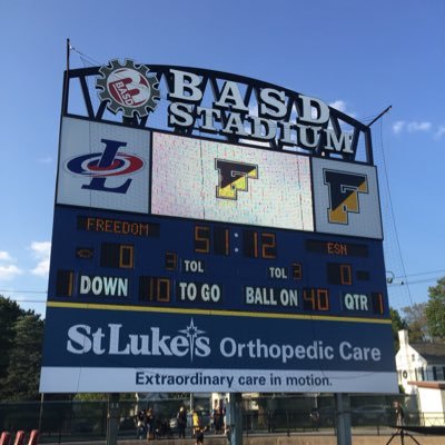 Updates on all Freedom and Liberty football games, along with any post season football game played at the BASD Stadium.