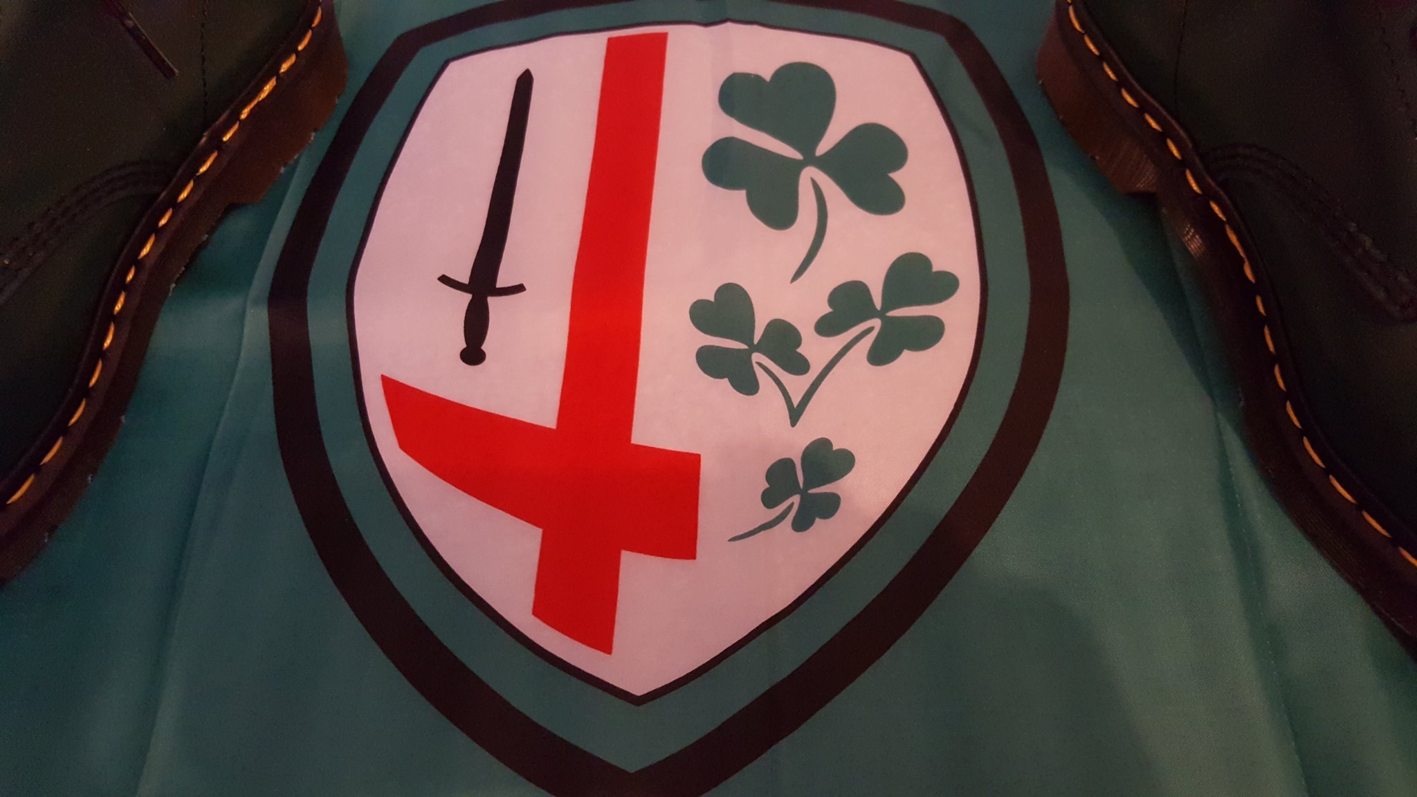 A dedicated Battalion of Supporters marching with London Irish Wild Geese.
London Irish may be gone but never forgotten. Thanks for the Craic 💚☘️