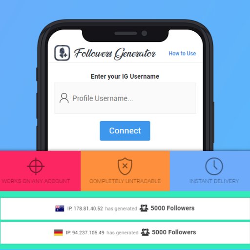 More_IG_Fans's profile picture. Gain REAL and ACTIVE INSTAGRAM followers today!!
Do not miss out on this opportunity!
Follow link below