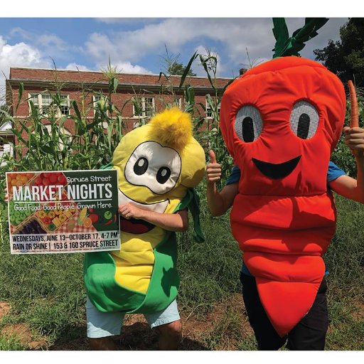 Spruce Street Market Nights are held every Wednesday, from 4-7 PM @ 153 Spruce Street.