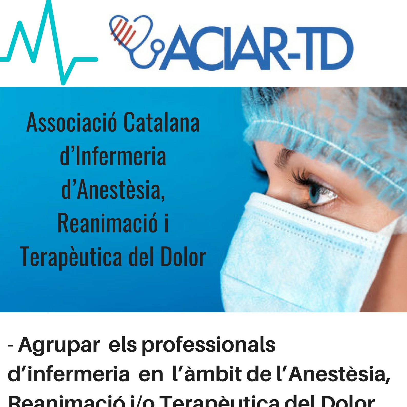 ACIAR-TD, l’Associació Catalana d’Infermeria d’Anestèsia, Reanimació i Terapèutica del Dolor

https://t.co/S2PL5jGdJt