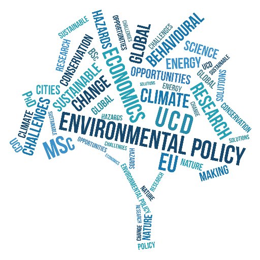 UCD Environmental Policy is a research-intensive faculty group central to national & international debates & policy action. Comments & RT are not endorsements.