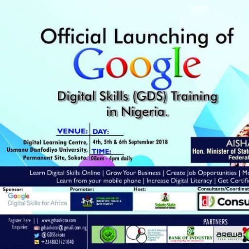 Official Launching of Google Digital Skills Training in Nigeria, 04/09/2018