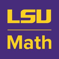 LSU Mathematics (@lsumath) 's Twitter Profile