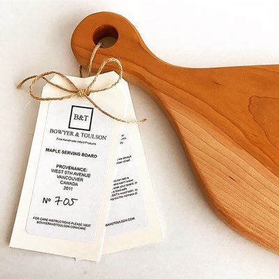 Located in Ladner, BC we produce small quantities of heirloom wood products. Each unique piece comes with the provenance of the repurposed urban tree we used.