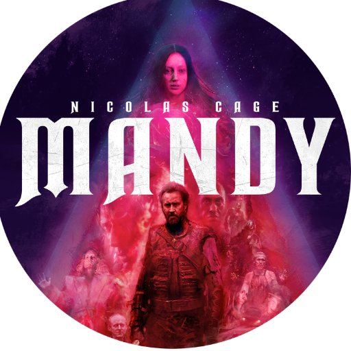 #MANDYmovie, starring Nicolas Cage, Andrea Riseborough and Linus Roache. Directed by Panos Cosmatos. #jointheMANDYcult