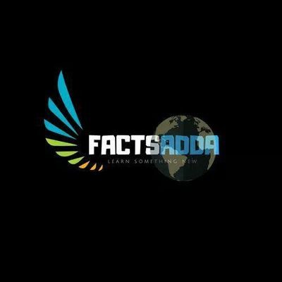 FactsAdda is a infotentment site. visit https://t.co/6m03uK8XZQ to learn interesting & amazing facts.😄😄