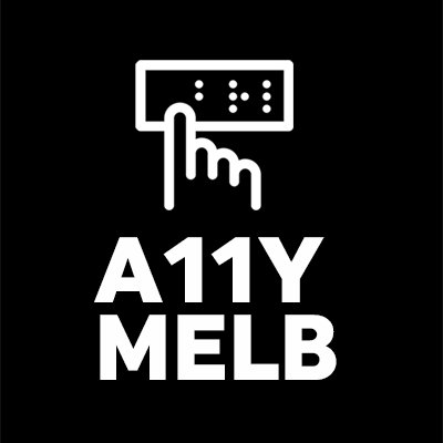 Melbourne Web Accessibility & Inclusive Design Meetup - tweets by @ademcifci