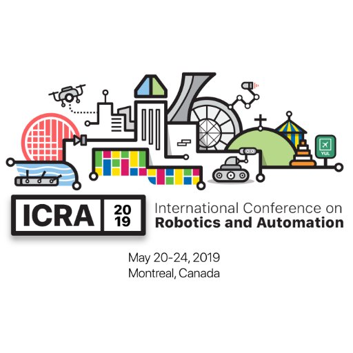 International Conference on Robotics and Automation, May 20-24 2019.
#ICRA #ICRA2019