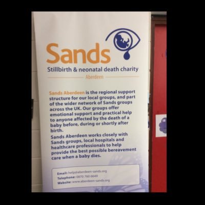Aberdeen Sands (Stillbirth & Neonatal Death Charity) is one of over 100 support groups in the UK who support anyone who has been affected by the loss of a baby.
