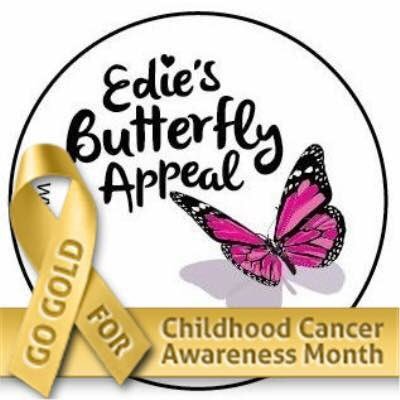Edie’s Butterfly Appeal raises much needed research funds for Childhood Ependymoma – a form of malignant brain tumour in children.