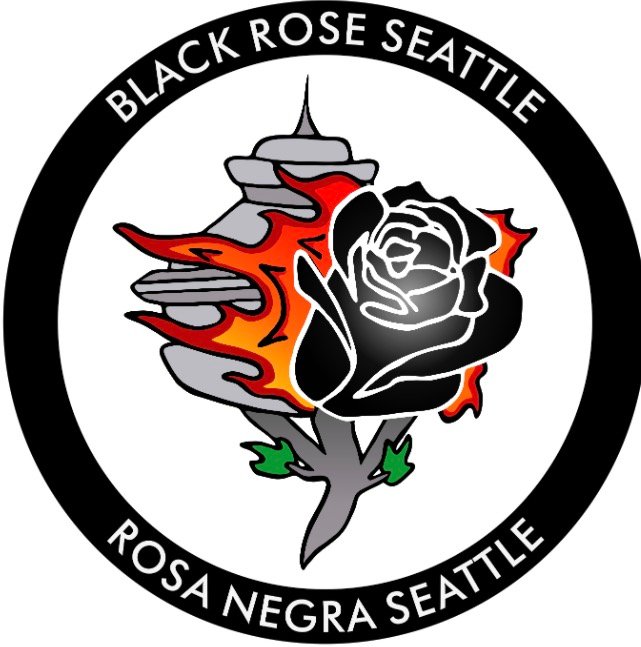 Seattle local of Black Rose/Rosa Negra 
We hate capitalism, racism, imperialism.
We love libertarian-socialism & taking long breaks on the toilet at work. ☔️🚩