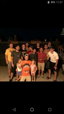 Steel worker,sports fan,family man.