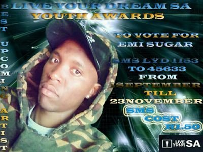 HipHop rapper
Recording and Performing artist
Song Writer//Producer//Actor//MC//Media Entertainer
 Call/WhatsApp
0604860709
FB:Emi Sugar
realemisugar@gmail.com