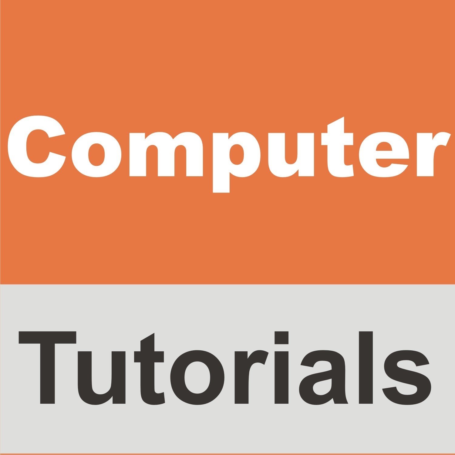 Computer tutorials for beginners. Learn to use computer step by step, using these tutorials