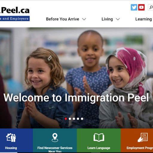 Helping #newcomers by providing information on local services & programs that facilitate their settlement in #Peel. 
Initiative by @peelnewcomer @regionofpeel