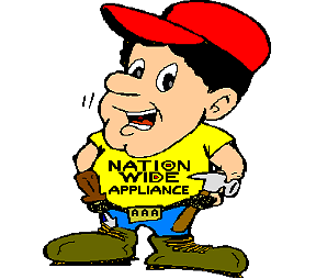 Nationwide Appliance Service can meet any of your appliance repair needs!  Call us at 1-800-815-5445