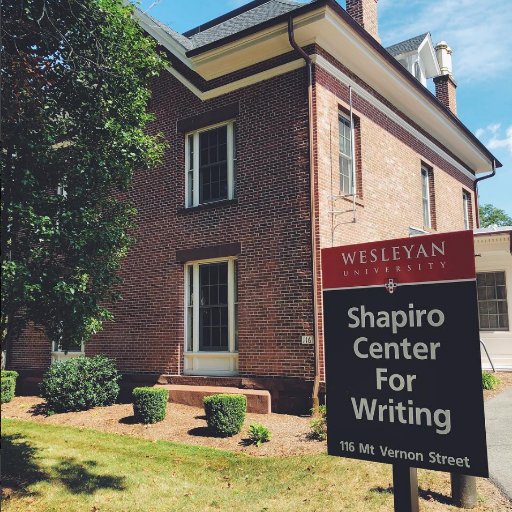Shapiro_Center's profile picture. Wesleyan University’s writing, reading and literary center! Come check out our Master Classes, Table Talks and Word Game Nights as well as our Writing Workshop!