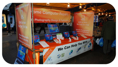 InHomePCRepairs's profile picture. Welcome to our Twitter page, we offer in-home PC & Laptop repairs. We have a market stall at St.Albans out side 'White Stuff' every Saturday