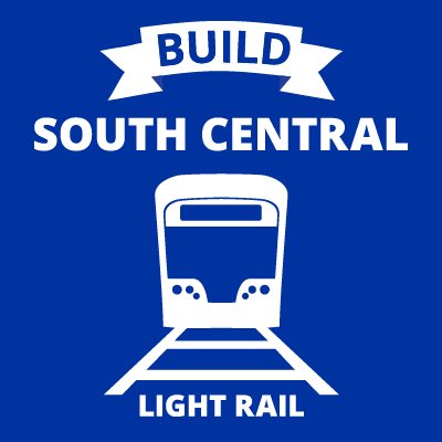 We are a coalition made up of volunteer community activists, residents, and businesses that support the South Central Light Rail Extension.