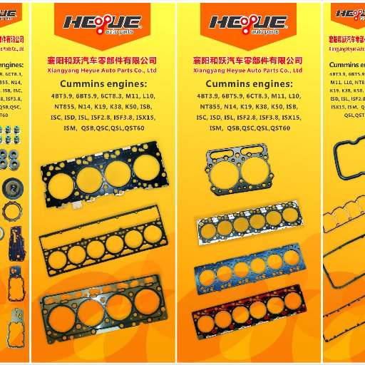 manufacturer for Cummins aftermarket engine gaskets and ktis from China.