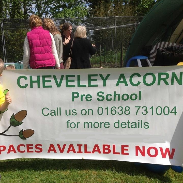 Cheveley Acorns is a charity run pre-school for children aged 2 and 3. Based in the lovely village of Cheveley, just outside of Newmarket.
