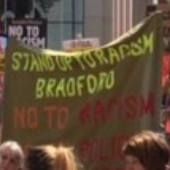 Bradford Stand Up to Racism. No to Islamophobia and Anti Semitism. Yes to multiculturalism & diversity Migrants and Refugees welcome here. Follow @AntiRacismDay