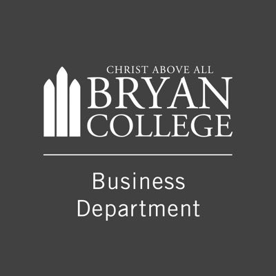 Twitter feed of the @BryanCollege Department of Business.   Maintained by @mandyprescott04 and @bentonatbryan Go follow us on Facebook and Instagram!