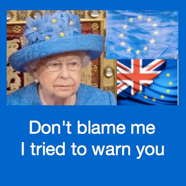 The Queen's hat for the State Opening of Parliament on 21June 2017 looked like an EU flag. Much thought goes into everything she wears -This was not a mistake.