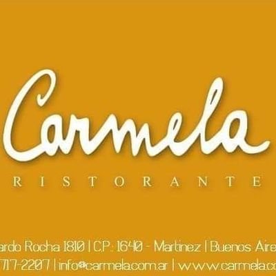 Dardo Rocha 1810, Martínez. Reservas: 4717-2207. E-mail: info@carmela.com.ar