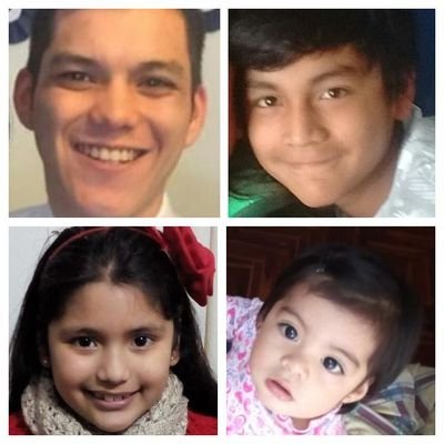 Mis 4 hijos Víctor, Fabio, Camila y Annika