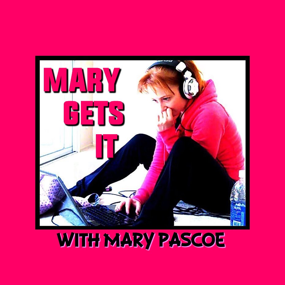 You can get it, too. 😘 #MaryGetsIt #Podcast 💖 w/ @MaryPascoe on https://t.co/1aGbJLRIIH, Apple Podcasts, & YouTube. Brought to you by @CrabbleDabble 🦀
