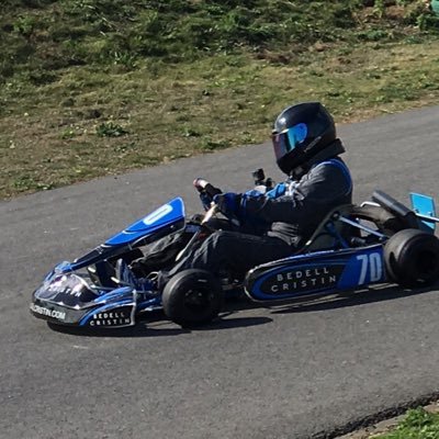 Kart racer competing in Rotax Max in the Jersey championship