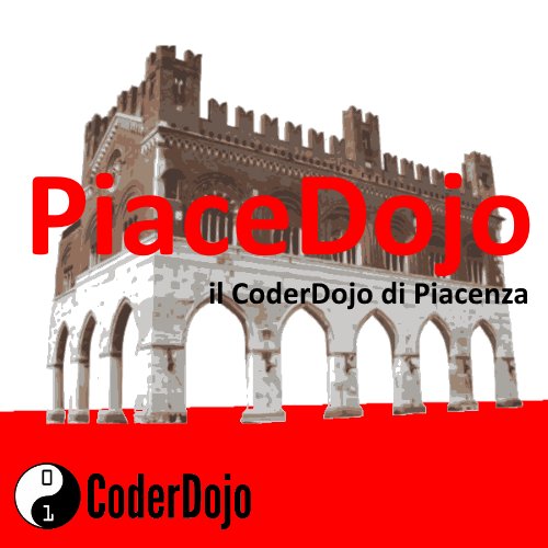A Piacenza!
CoderDojo è un movimento interazionale, guidato da volontari di associazioni di computer, informatica ed elettronica, per giovani dai 7 ai 17 anni