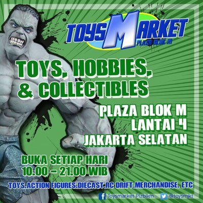 Area Mainan & Hobby di Plaza Blok M lantai 4, info sewa slot & kerjasama kontak/wa: Dilly Mulyono 0881 1436 731, fb: Toysmarket Plzblkm