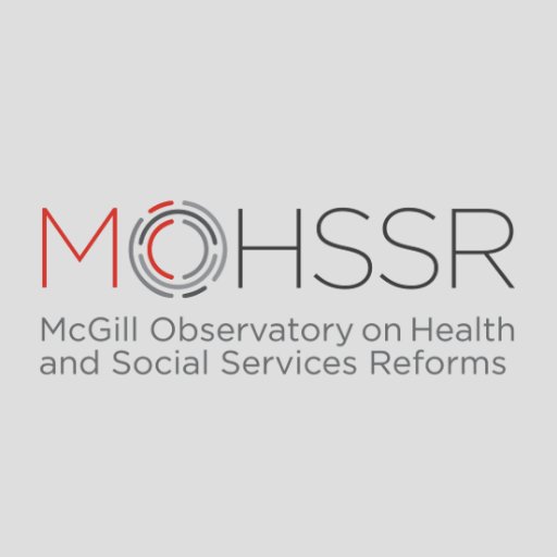 MOHSSR_McGill's profile picture. The McGill Observatory on Health and Social Services Reforms supports evidence-informed policy via research & exchange. Collab of @ihsp_mcgill + @McGillFamMed