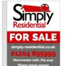 SimplyProperty's profile picture. Residential & Commercial Estate Agents, Auction & Letting agents for Greater Manchester. Sell from £834Inc Vat. Landlords we need you! Home sellers we need you!
